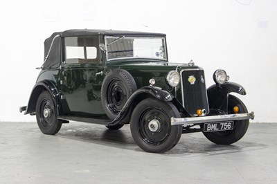 Lot 101 - 1934 Armstrong Siddeley 12HP Drophead Coupe by Salmons