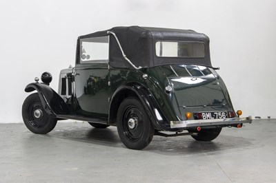 Lot 101 - 1934 Armstrong Siddeley 12HP Drophead Coupe by Salmons