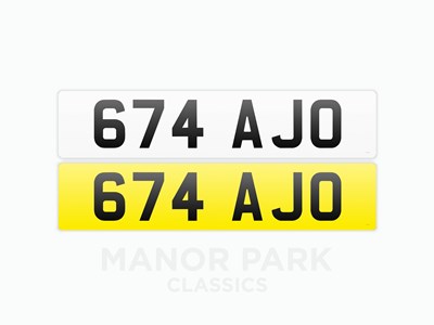 Lot 286 - Registration Number 674 AJO