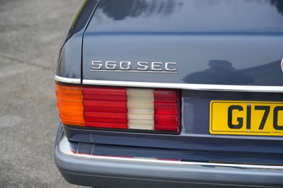 Lot 230 - 1989 Mercedes-Benz 560 SEC