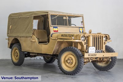 Lot 122 - 1943 Willys MB LWB Jeep (Ford Script Tub)
