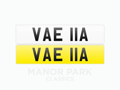 Lot 111 - Registration Number VAE 11A