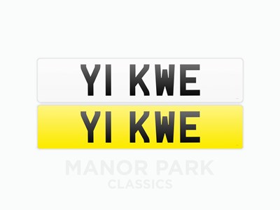 Lot 151 - Registration Number Y1 KWE