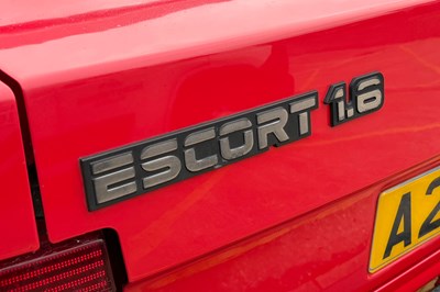 Lot 314 - 1984 Ford Escort 1.6 Cabriolet