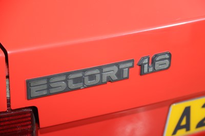 Lot 314 - 1984 Ford Escort 1.6 Cabriolet