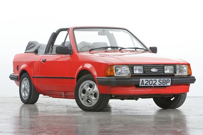 Lot 314 - 1984 Ford Escort 1.6 Cabriolet