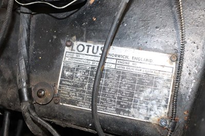 Lot 150 - 1969 Lotus Elan S4 (Black Badge)