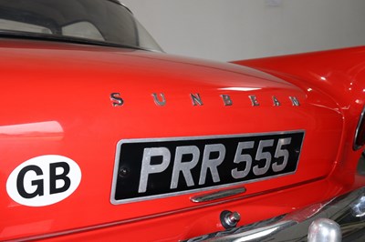 Lot 121 - 1962 Sunbeam Alpine Series 2