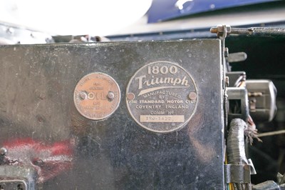 Lot 138 - 1947 Triumph Roadster