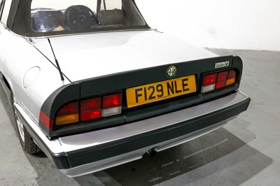 Lot 109 - 1988 Alfa Romeo Spider