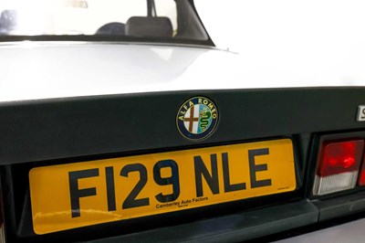 Lot 109 - 1988 Alfa Romeo Spider
