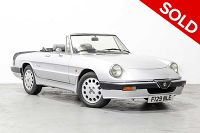 Lot 109 - 1988 Alfa Romeo Spider