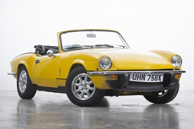 Lot 261 - 1982 Triumph Spitfire 1500