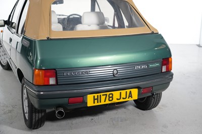 Lot 1990 Peugeot 205 Roland Garros Cabriolet