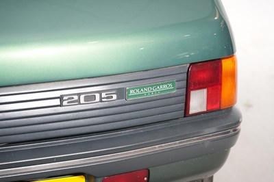 Lot 1990 Peugeot 205 Roland Garros Cabriolet