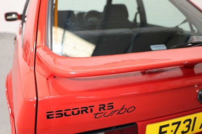 Lot 112 - 1987 Ford Escort RS Turbo