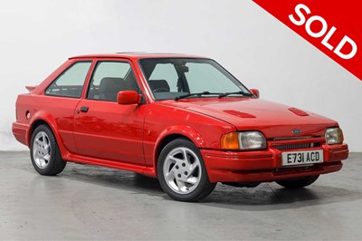 Lot 1987 Ford Escort RS Turbo