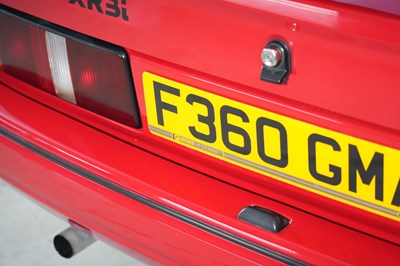 Lot 261 - 1988 Ford Escort XR3i