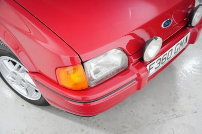 Lot 261 - 1988 Ford Escort XR3i