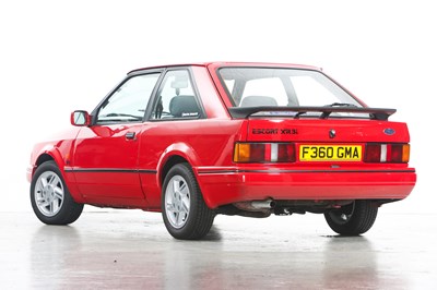 Lot 261 - 1988 Ford Escort XR3i