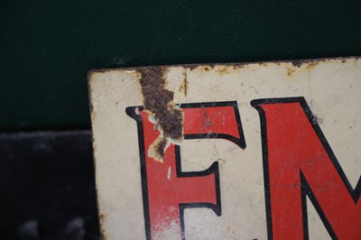 Lot 10 - Double sided Empire Lamb Oil enamel sign