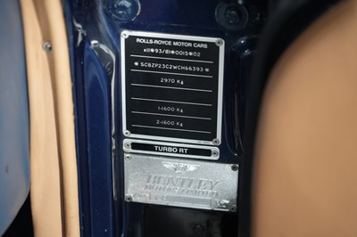Lot 1998 Bentley Turbo RT