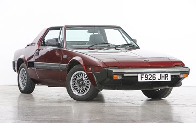 Lot 1989 Fiat X1/9 Gran Finale