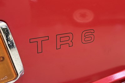 Lot 1972 Triumph TR6