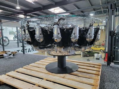Lot 1 - 1950s Alvis Leonides Radial Engine Table