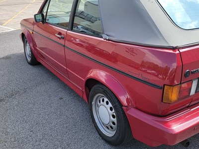 Lot 2 - 1993 Volkswagen Golf Clipper Cabriolet