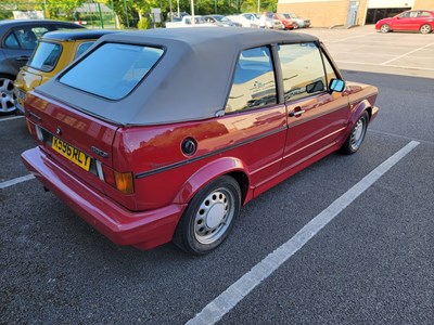 Lot 2 - 1993 Volkswagen Golf Clipper Cabriolet