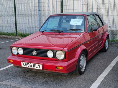 Lot 2 - 1993 Volkswagen Golf Clipper Cabriolet