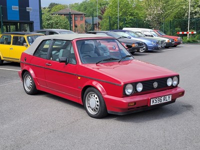 Lot 2 - 1993 Volkswagen Golf Clipper Cabriolet