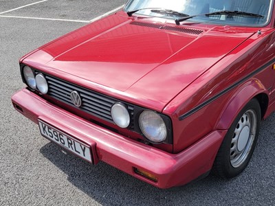 Lot 2 - 1993 Volkswagen Golf Clipper Cabriolet