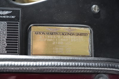 Lot 280 - 1997 Aston Martin DB7 i6