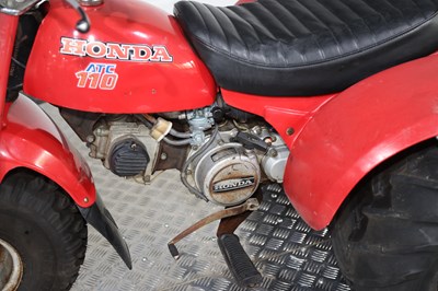 Lot 1980s Honda ATC110