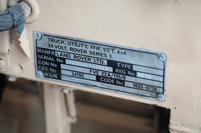 Lot 1980 Land Rover 88 Series III