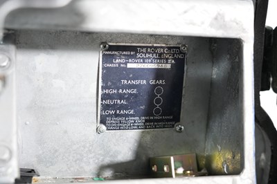 Lot 1969 Land Rover 109 Series IIA