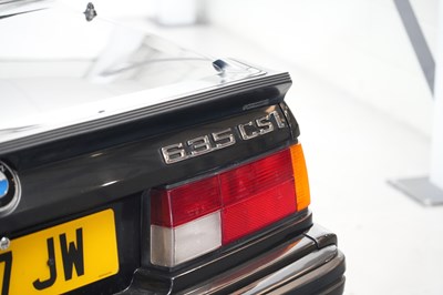 Lot 1988 BMW 635 CSi (E24) Highline