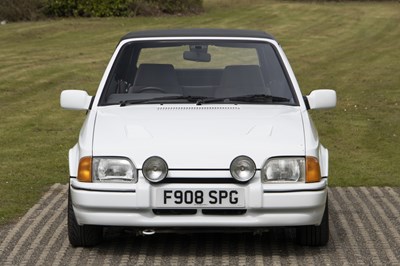 Lot 19 - 1989 Ford Escort XR3i Cabriolet