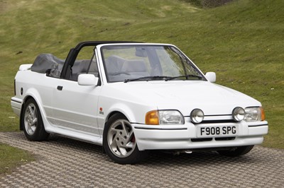Lot 19 - 1989 Ford Escort XR3i Cabriolet