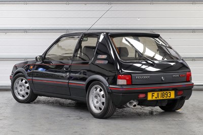 Lot 1989 Peugeot 205 GTI