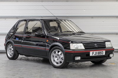 Lot 1989 Peugeot 205 GTI