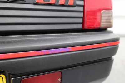 Lot 1989 Peugeot 205 GTI