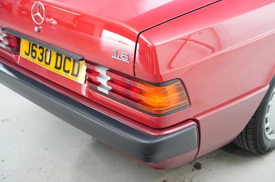 Lot 1991 Mercedes 190 E 1.8