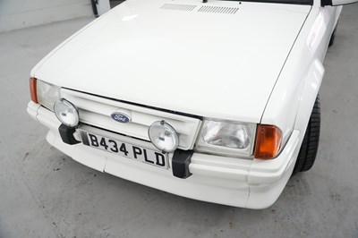 Lot 212 - 1985 Ford Escort RS Turbo