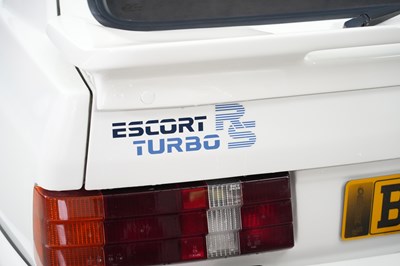 Lot 212 - 1985 Ford Escort RS Turbo