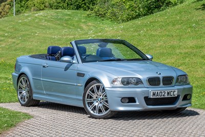 Lot 33 - 2002 BMW M3 3.2i Convertible Manual Individual