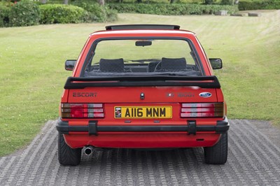 Lot 47 - 1983 Ford Escort RS 1600i