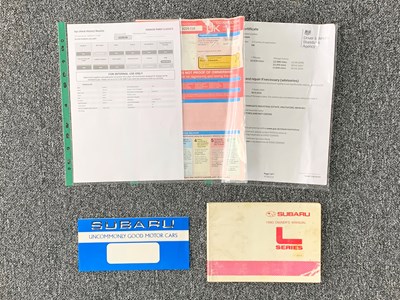 Lot 99 - 1984 Subaru 1.8 GLF 4WD